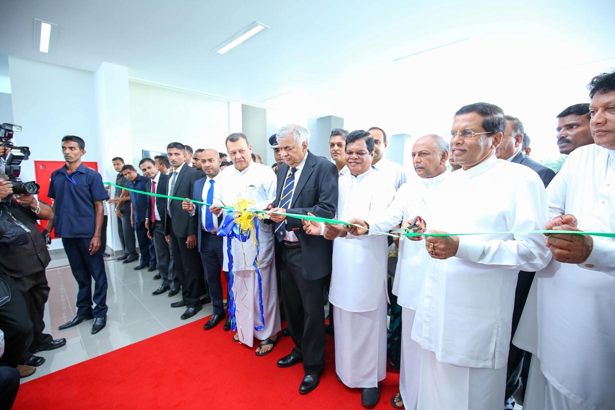 Opening of the buildings